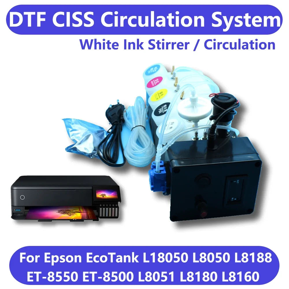 8050 L18050 L8050 DTF CISS System Modify Ink Kit For Epson Et8550