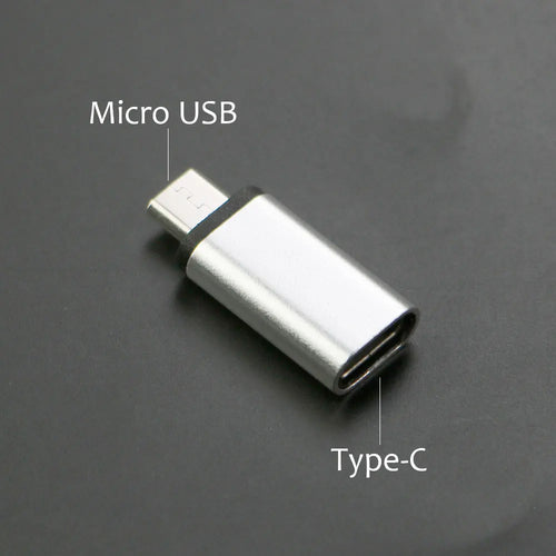 YUXI Silver 1PCS Micro USB to Converter Adapter For iPhone X 8 7 6