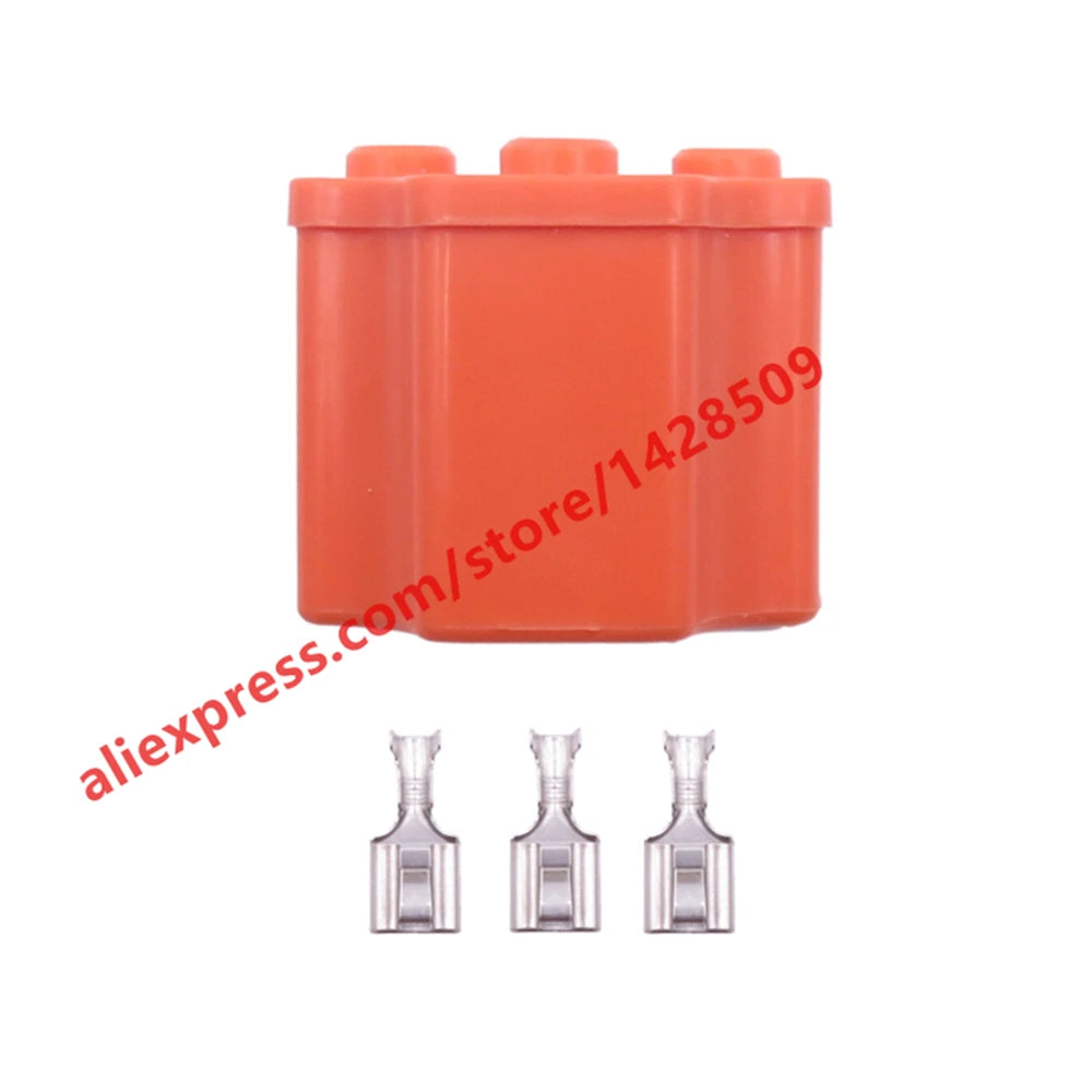 1 Set H4-2A H4 Auto HID Connector Automobile Light Bulb Plug Ceramic