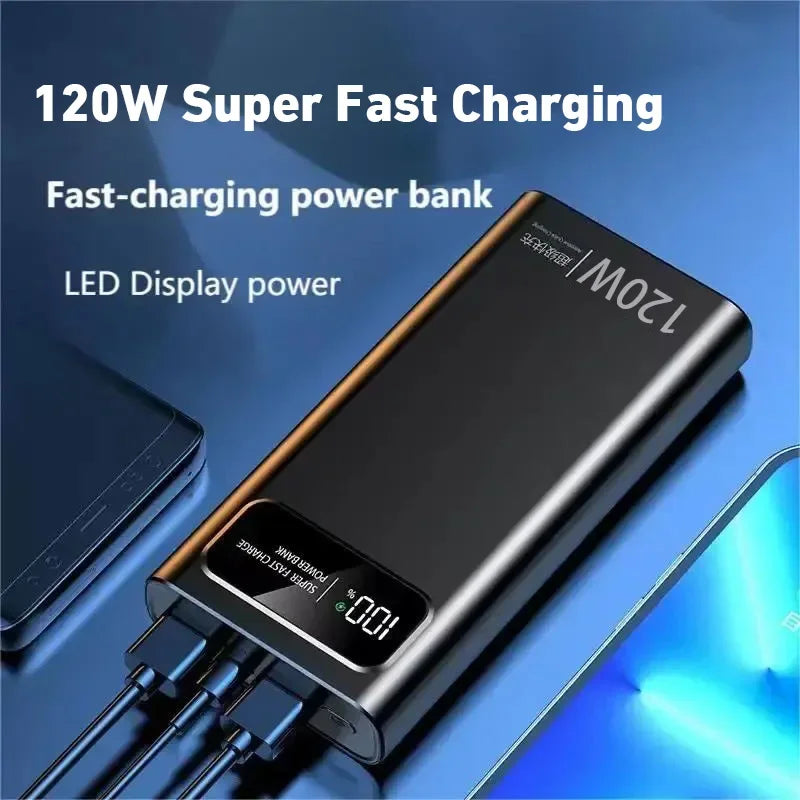 Xiaomi 120W Power BankSuper Fast Charging 200000mAh Ultralarge
