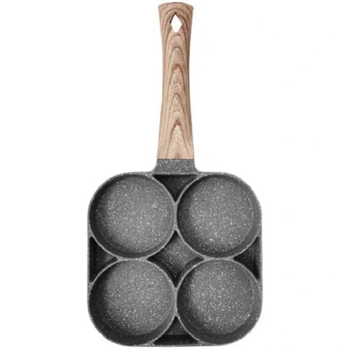 1 PCS Maifan Stone Four-Hole Omelette Pan Bottom Nonstick Egg Pan Mini