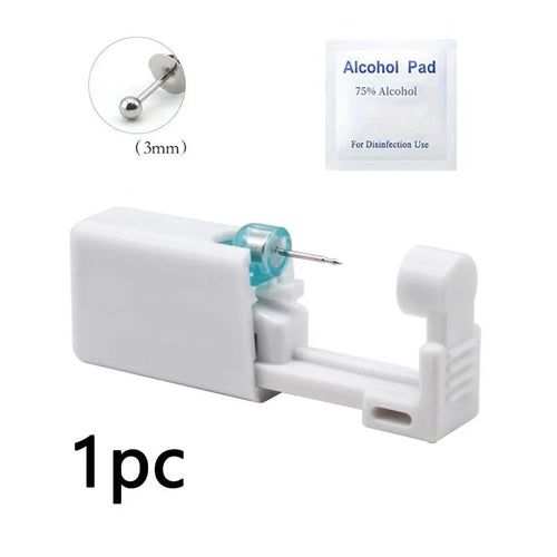 1pc Disposable Ear Piercer with Ear Stud-Aseptic Ear Piercing Gun
