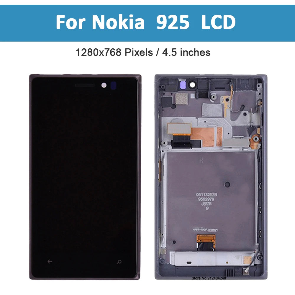 100% Original For Nokia Lumia 925 RM-893 LCD Replacement Assembly