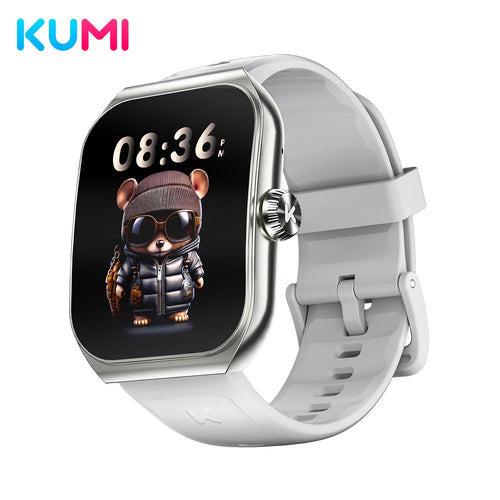 KUMI KU7 Smartwatches 1.96" Amoled 100+Sport Modes NFC IP68 Waterproof
