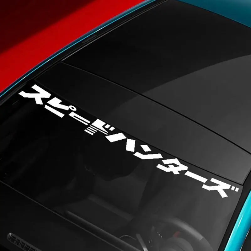 スピートハンターズ JDM Car Stickers for Auto Front Windshield Street Racing