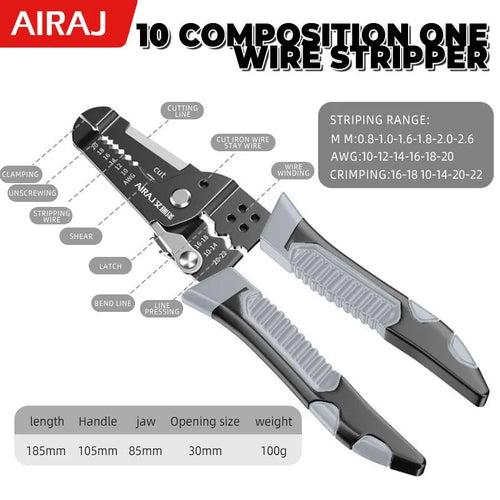 AIRAJ Multifunctional Handheld Branching and Crimping PliersStripping