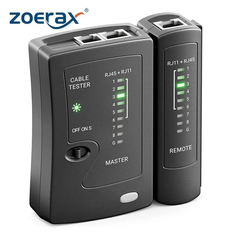 ZoeRax Network Ethernet Cable Tester for LAN RJ45 Cat5 Cat5e Cat6
