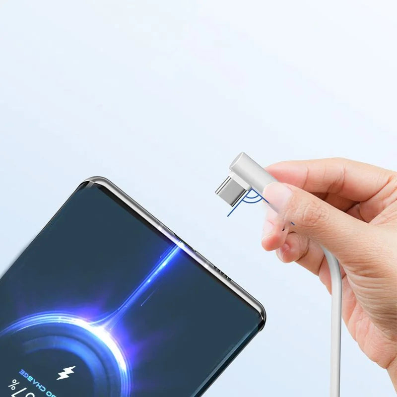 Xiaomi 100% Original 120W For Mi 12 11 Type C Cable 6A L type Type-C