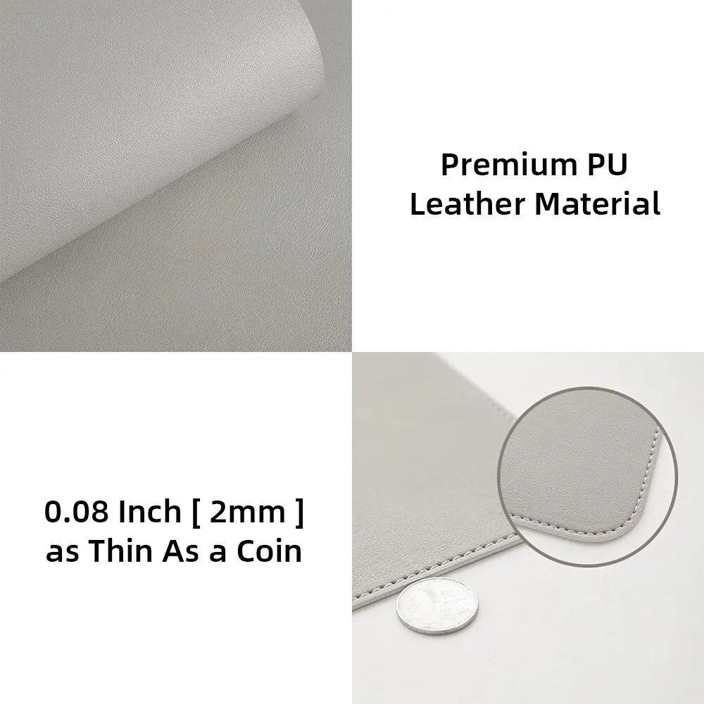 1 Pcs Large Size 60*30mm Office Desk Protector Mat PU Leather