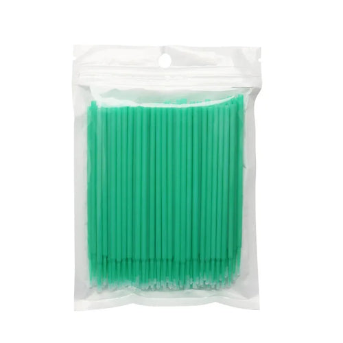 100 pcs Disposable Micro Brush Mascara Wands Applicator Lash Removing
