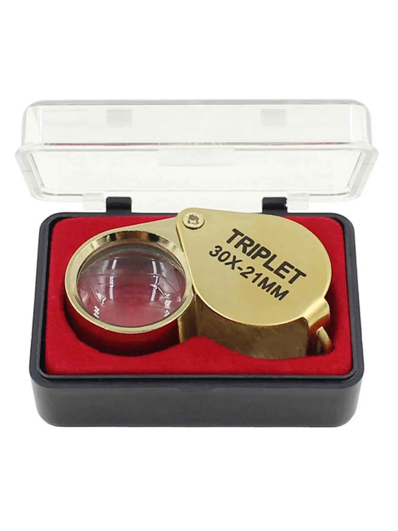 Pocket Loupe Magnifier Jewelry Magnifying Glass Foldable Diamond Lupa