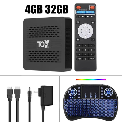 Woopker TV box TOX4 Android 13 4GB RAM 32GB ROM RK3528 Dual Band Wifi