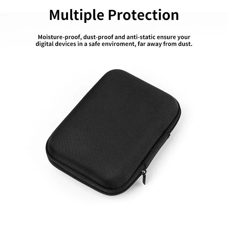 UnionSine Hard Disk Case Portable HDD Protection Bag for External 2.5