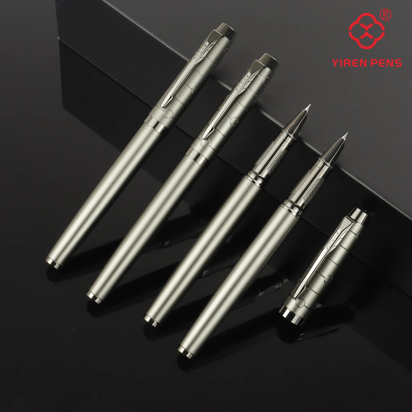 1 PC Fountain Pen, Professional Gunmetal Metal Pen, Stylish and