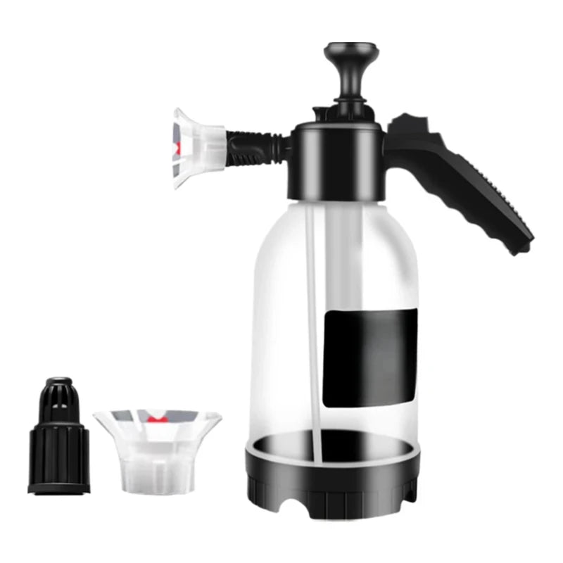 2L Transparent Foam Sprayer Car Wash Hand-Held  Watering Can Air