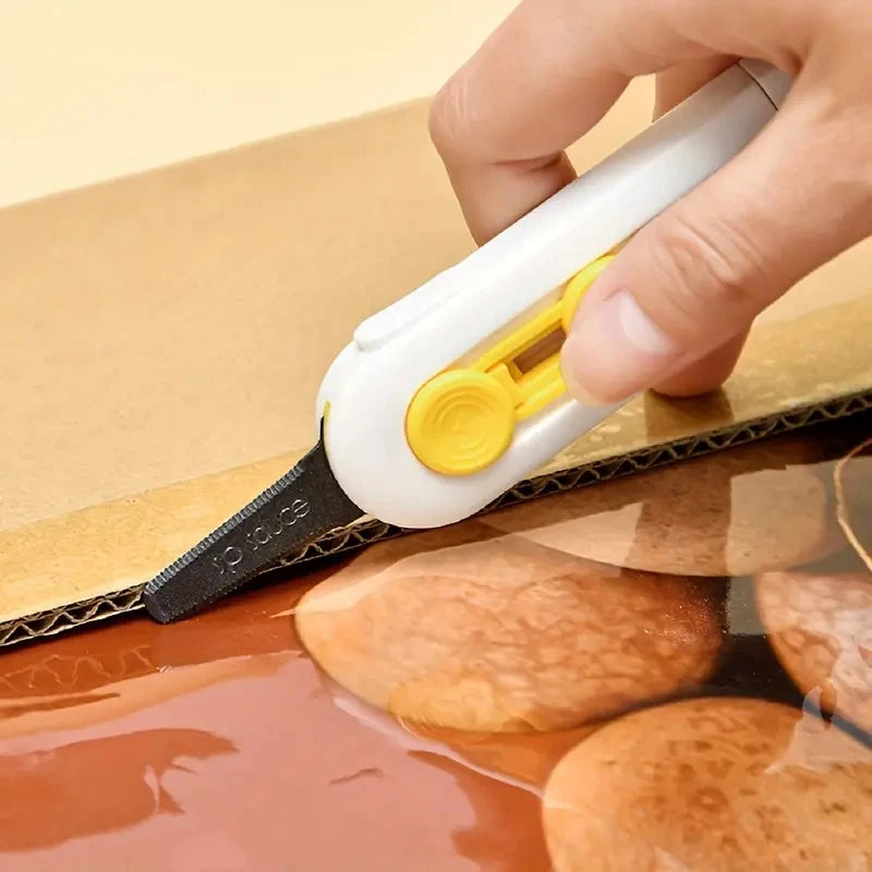 1pc, magnetic mini box cutter Portable box cutter Letter opener and