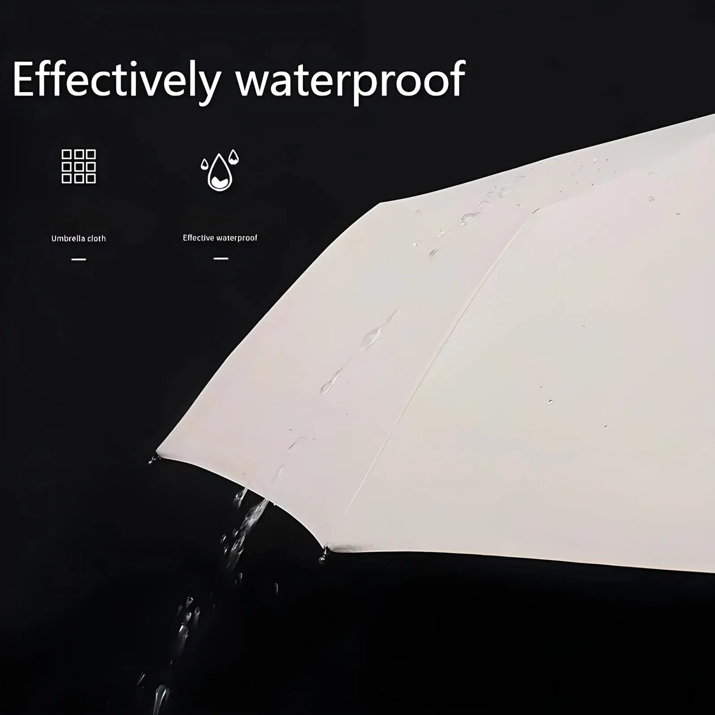 12 Bone Black Glue Fully Automatic Umbrella With Thick And Durable