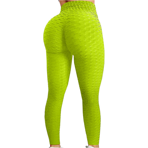 Women's Bubble Hip Lifting ExerciseYoga Pants Women Fitness Running