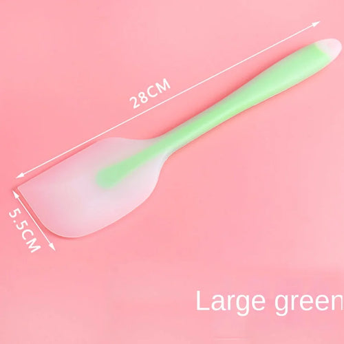 Silicone Spatula Translucent Cake Spatula Cream Blender Knife High