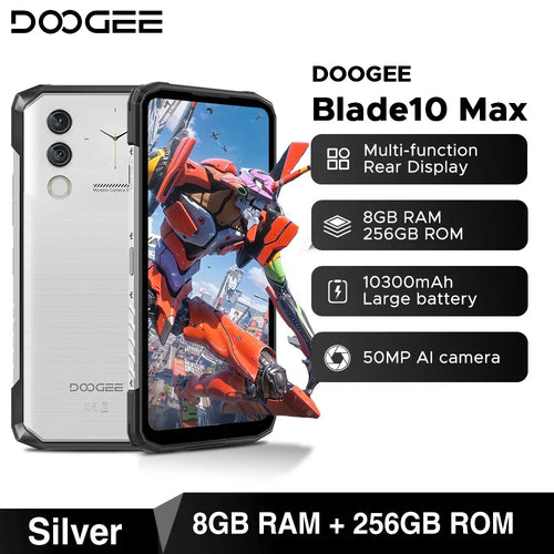 Global Version DOOGEE Blade10 Max Rugged Phone 8GB +256GB 6.56"