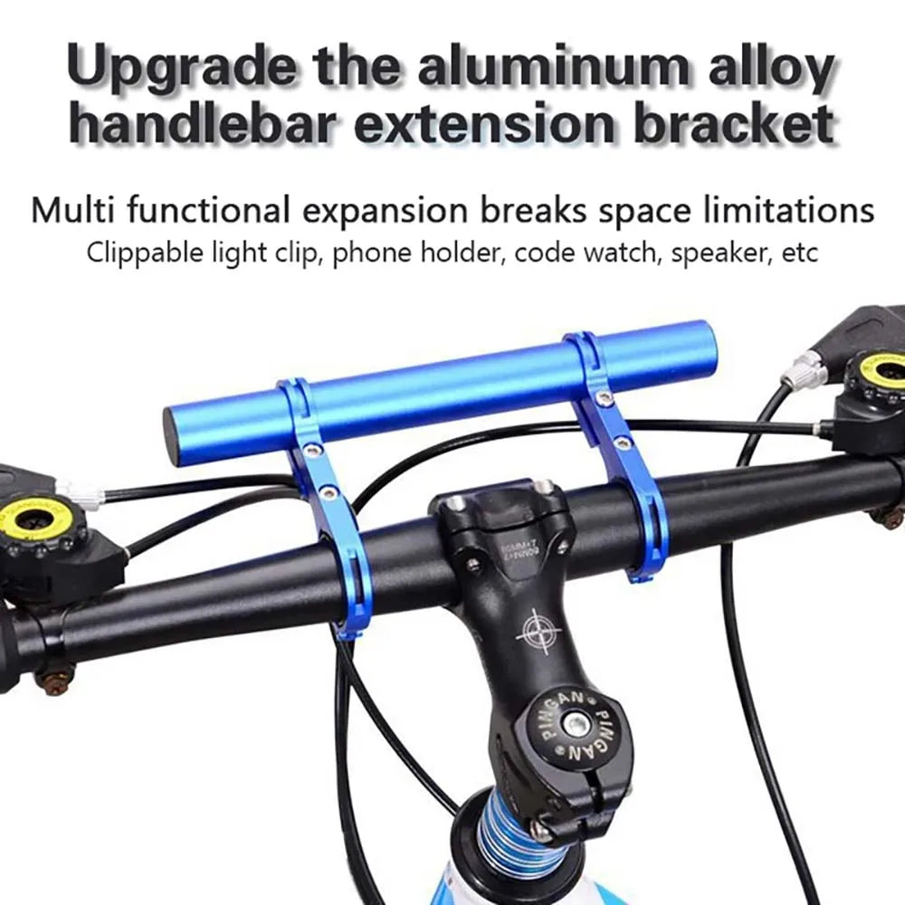 10/20/30cm Bicycle Handlebar Extended Bracket MTB Headlight Mount