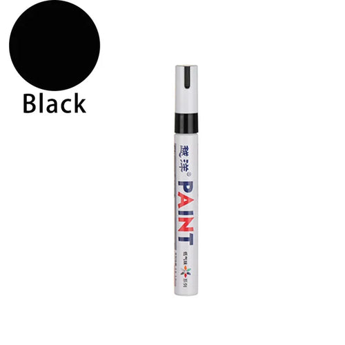 12 Color White Waterproof Rubber Permanent Paint Marker Drawing Car