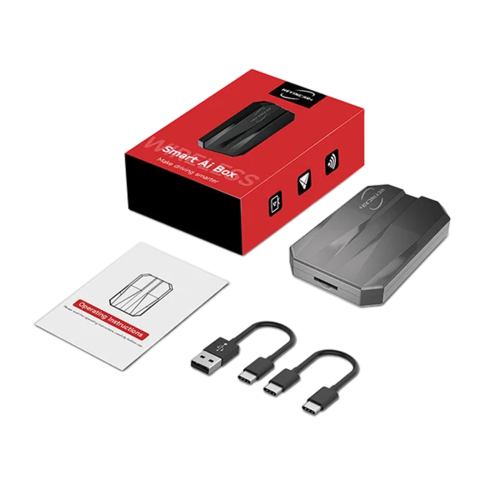 2024 HEYINCAR Smart AI Box Wireless Android Auto CarPlay Adapter For
