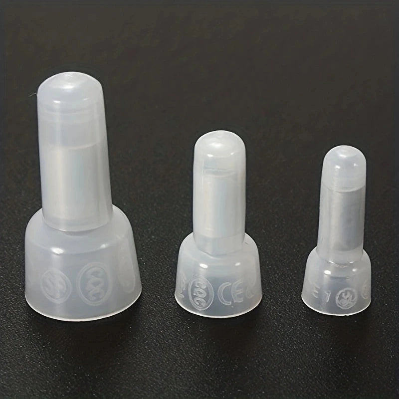 120Pcs Closed End Crimp Cap 22-16 16-14 12-10 AWG Gauge Wire Connector