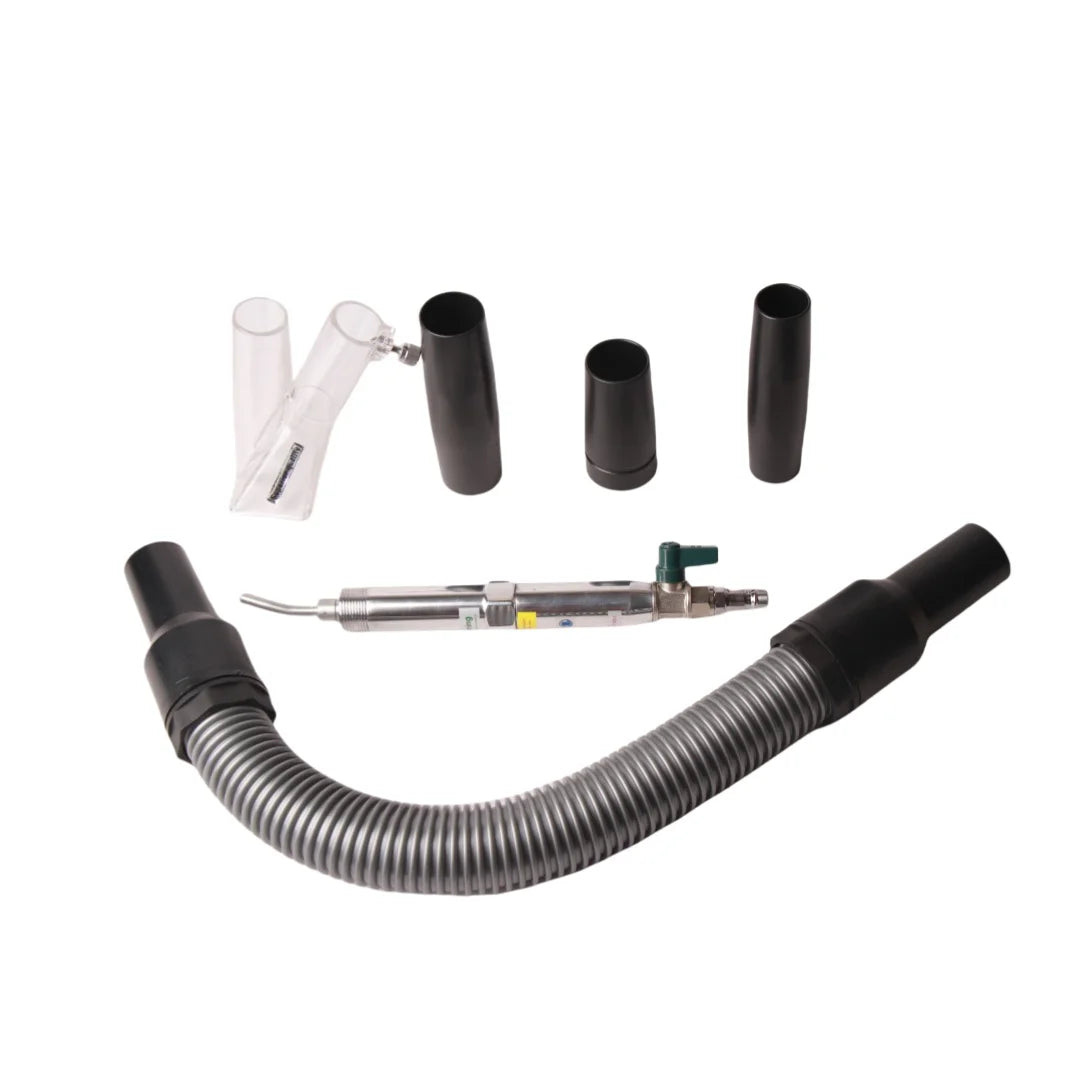 Hand-held beating vacuum tornado cleaning gun vacuum adapter