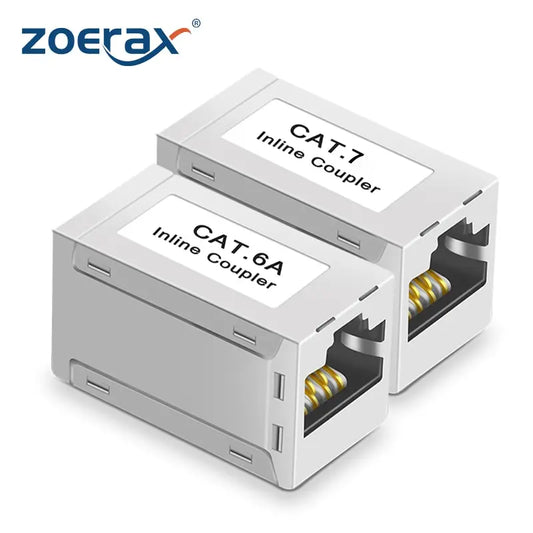 ZOERAX RJ45 Coupler Ethernet Extender 10Gbps, Cat7 Ethernet Coupler