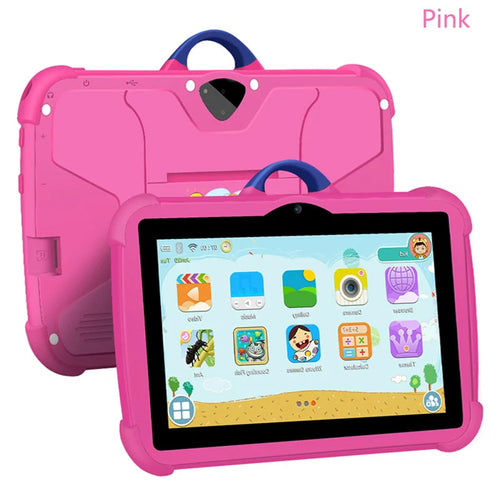 New 7 Inch Android 13 Learning Education Kids Tablets Quad Core 4GB