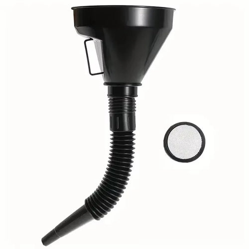 1 Pc Multi Functional Flexible Automotive Fuel Funnel: Spill-Proof