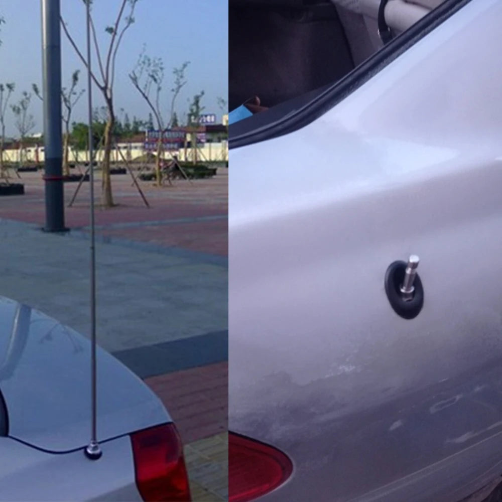 12V AM FM Transmitter Aerials Electric Antenna Automatic Telescopic