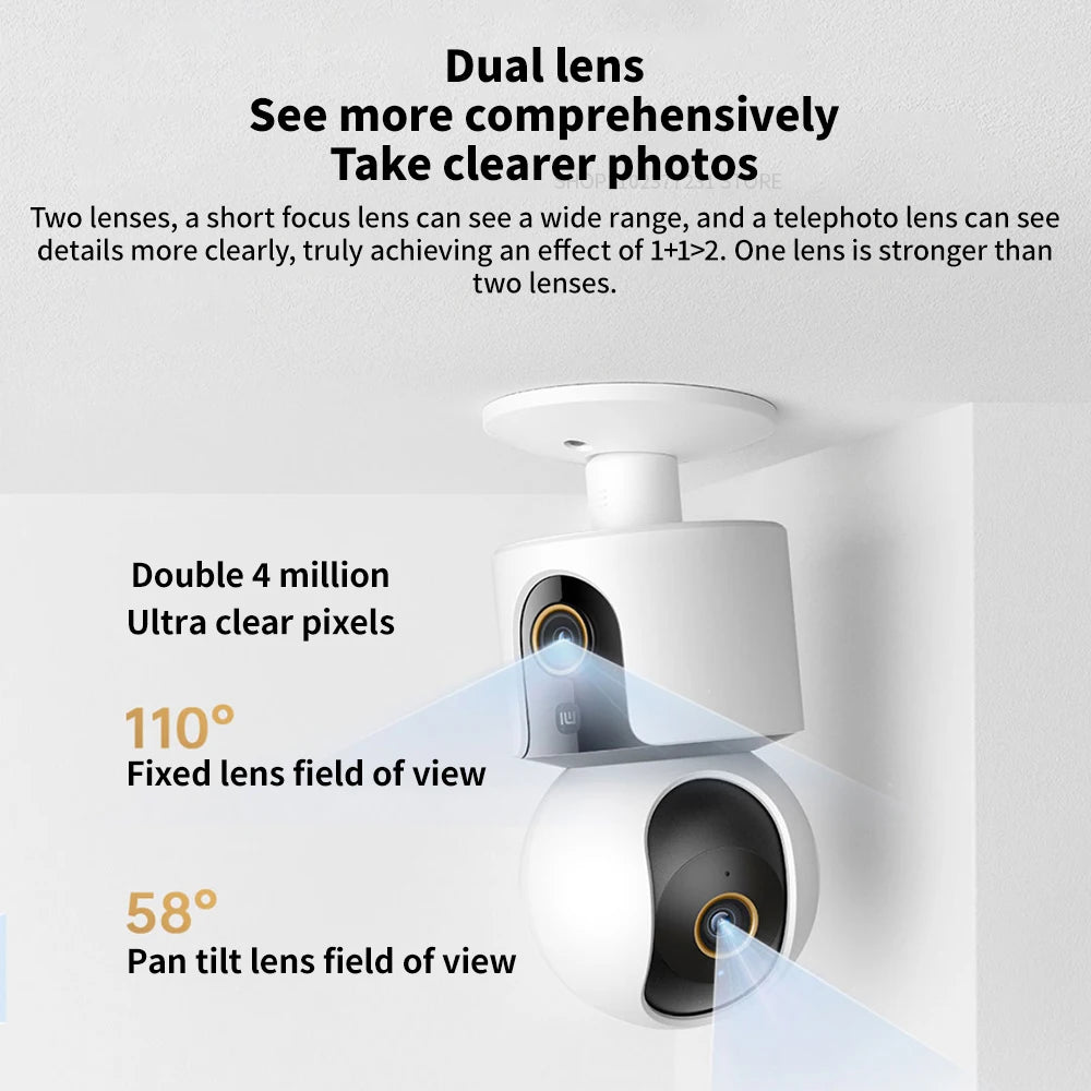Xiaomi C500 Smart Camera Dual Lens PTZ 360° Pets&Facial Detection 4