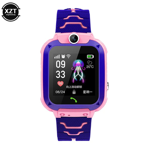 NEW Q12 Waterproof Children's Smart Watch Sim Card LBS Location