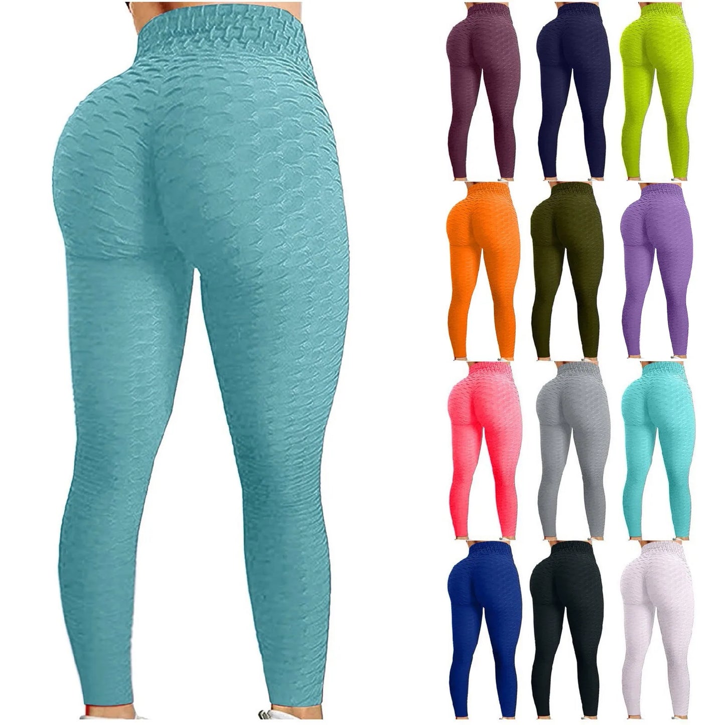 Women's Bubble Hip Lifting ExerciseYoga Pants Women Fitness Running