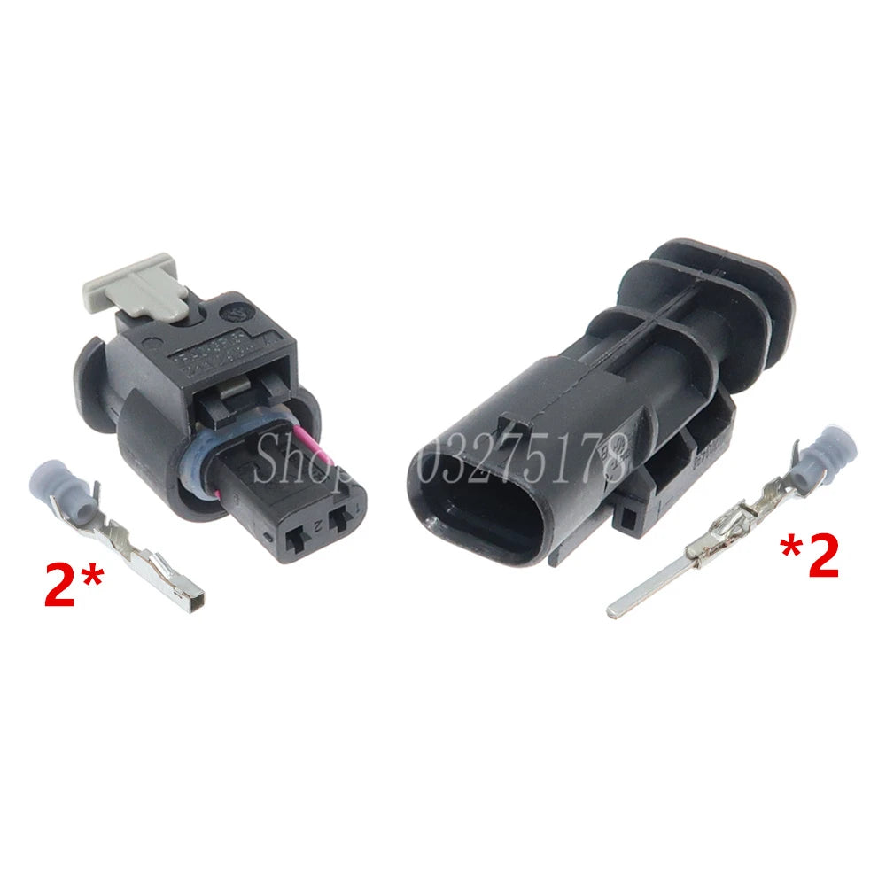 1 Set 2 Pin 1-1718643-1 1-1703498-4 4F0973702 1-1703498-3 Automobile