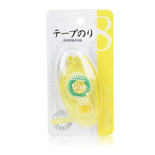 1/3Pcs Mini Glue With Dot Glue Classic Transparent Sided Tape Roller