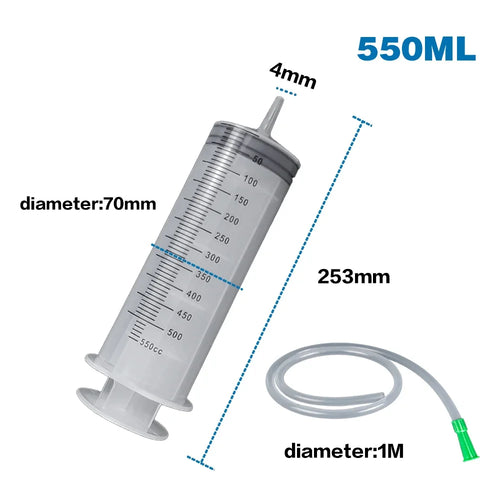 1 Set Car Oil Pump Extractor Oil Pump with Scale Reusable for