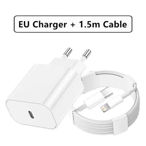 35W PD Fast EU Desktop Charger Wall Charger for IPhone 11 12 13 Mini