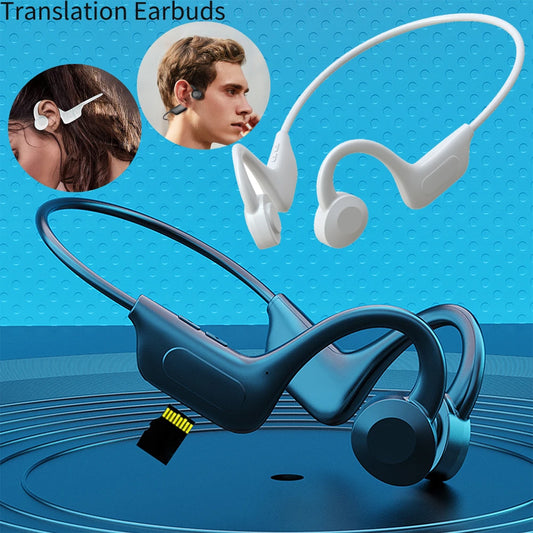 YYK-Q33 Bone Conduction Translation Earbuds 144 Languages Bluetooth