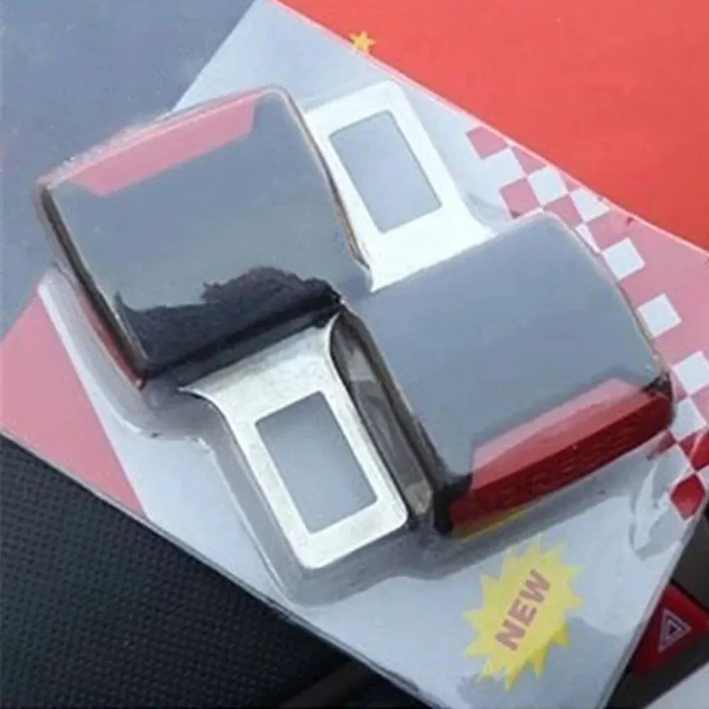 2pcs/Set Car Safety Belt Buckle Extension Clip Safety Belt Buckle