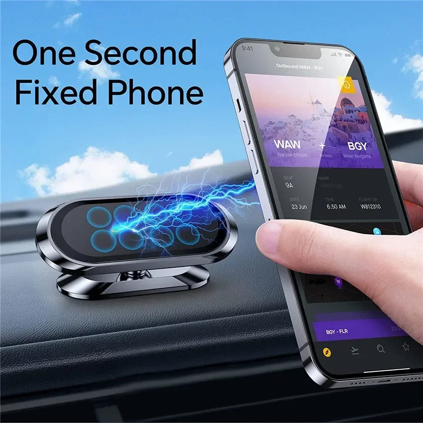 1080° Rotation Foldable Car Magnetic Phone Holder Universal Air Vent