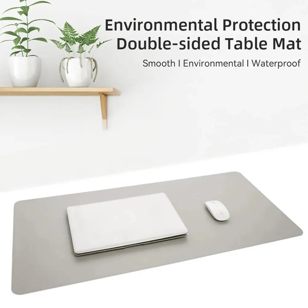 1 Pcs Large Size 60*30mm Office Desk Protector Mat PU Leather