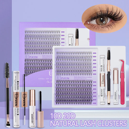DIY Lash Extension Mix Styles Lash Clusters Individual with Bond&Seal