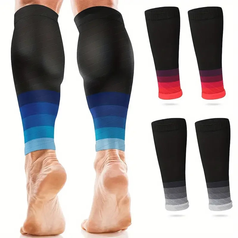 1Pair Calf Compression Sleeves Running Leg Sleeve 20-30Mmhg Socks For