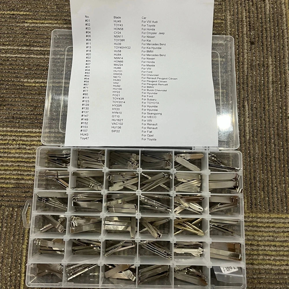 175pcs Car key Blank Remote KD Key Blade for KD900/KD-X2 KD VVDI