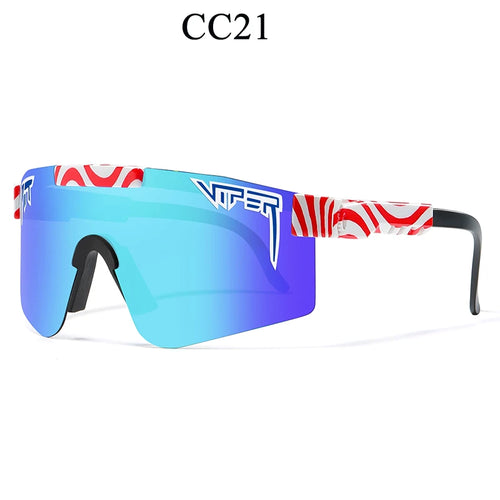 Men Women Pit Viper Cycling Glasses UV400 Sunglasses Adults Outdoor