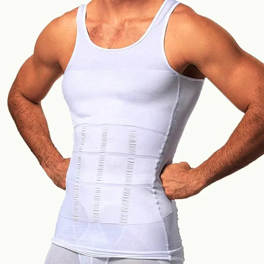 YBFDO Men Body Shaper Slimming Compression Vest Undershirt Seamless