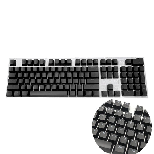 104pcs Universal Mechanical Keyboard Keycaps Ergonomic Blank Keycaps
